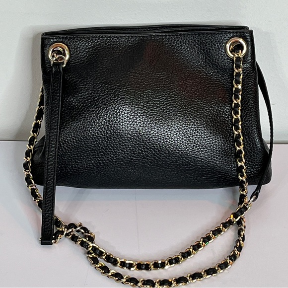 MICHAEL Michael Kors Black Leather Jet Set Chain Shoulder Bag - Picture 2 of 11